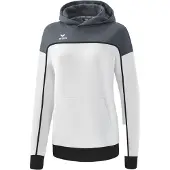 Erima Sportsweatshirt mørkegrå / sort / hvid