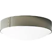 Konsthantverk Svep plafond råjern, Ø45cm, opal akryl
