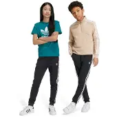 Adidas Originals Sweatpants - Trefoil - Sort/Hvid - - 14 år (164) - Sweatpants
