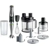 Braun Multiquick 9 MQ 9195XLI - Stavblender - 1.2 kW - premium sort/børstet rustfrit stål