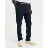 Gant Ganttil mænd. 1505338 Club Slim Fit Navy-bukser (56), Casual, Party, Klassisk, Polyester, Blå
