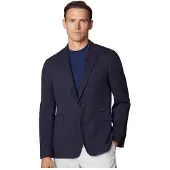 Hackett Londontil mænd. HM443249 Navy Knight navy blazer (46/32), Casual, Party, Bomuld, Klassisk, Lange ærmer, Blå