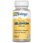 Solaray Selen 200 Mcg Gærfrit 90 Enheder