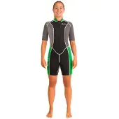 Abysstar Surf 2.5 Mm Kortermet Shorty Til Damer Med Lynlås Foran