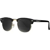 Knockaround - Solbriller - Brooklines Glossy Black & Gold til Unisex - Guld