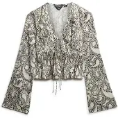 Superdry 70s Pleated Langærmet Bluse
