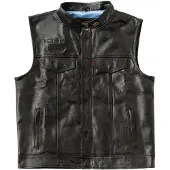 West Coast Choppers Collab 13 1/2 Læder Vest