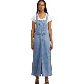 G-Star Skater Maxi Dungaree Dress - Medium blue - Women