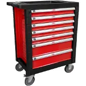 JBM 7 Skuffe Værktøjsvogn-tom 77.5x46.6x96 Cm