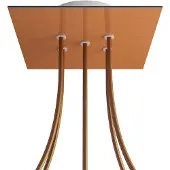 Creative Cables Kroq205f108 Rose-one Firkantet Satineret Kobberrosa Sæt