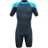Kynay Surf Neoprene Wetsuit 2 Mm Kortærmet Shorty Med Lynlås I Ryggen