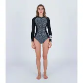 Hurley Advant 2 Mm Langærmet Shorty Med Lynlås Foran Til Damer