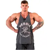 Nebbia Washed Muscle Back Stringer Golden Age 791 ærmeløs T-shirt