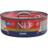 Farmina N&d Quinoa Senior Vådfoder Til Katte 24x80g