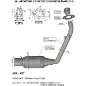 Leovince Honda Cb 125 R 21-22 16057 Katalysator