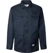 Pepe Jeans Pepe Jeanstil mænd. PM3090822 Channon navy skjorte (S), Casual, Bomuld, Lange ærmer, Blå