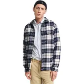 Gant Ganttil mænd. 3250006 Bluse i regular fit med fleecefor, blå (M), Casual, Bomuld