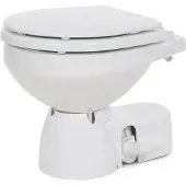 Jabsco Compact Quiet Flush E2 Salt Toilet 10a 24v