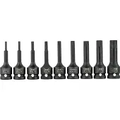 JBM 1/2 Tommer Torx-impact Bits Sæt 8 Enheder