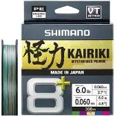 Shimano Fishing Line Kairiki 8+ Flettet Fiskesnøre 300 M