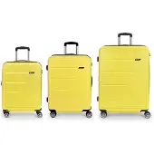 Gabol Future Plus Spinner Expandable 217l Kuffert Med Hjul 3 Enheder