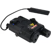 Element Airsoft Ampeq With Red Laser And Flashlight Taktisk Lommelygte