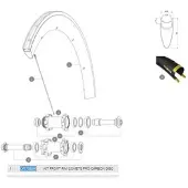 Mavic Comete Pro Carbon Disc Forhjulsfælg