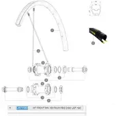 Mavic Ksyrium Pro Ust Disc 19c Forhjulsfælg
