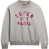 Superdry Embellished Varsity Loose Sweatshirt