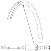 Mavic Front Ksyrium S Rb Racercykel Fælg