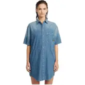 G-Star Relaxed Drawcord Dress - Medium blue - Women