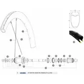Mavic Cosmic Pro Carbon Ust Disc Rear Fælg