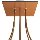 Creative Cables Kroq207f108 Rose-one Square Satin Copper Rose Kit