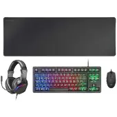 Mars Gaming Mcp-rgb3 Spilsæt Mus Tastatur Headset Musemåtte
