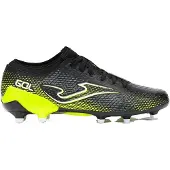 Joma Herre Gol 25 FG Fast Underlag Fodboldstøvler Sort/Fluoro Yellow