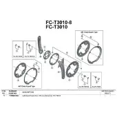 Shimano Acera T3010 Venstre Pedalarm