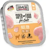 Mac'S Økonomipakke: 64 x 100 g Cat alubakke - Kalkun Pur