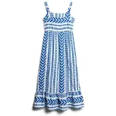 Superdry Statement Tiered ærmeløs Lang Kjole