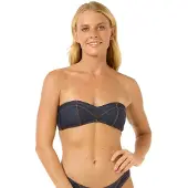 Rip Curl Dalias Denim Bandeau Bikinitop