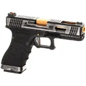 WE G-force 17 Sv Gold Gbb Airsoft-pistol