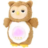 WINFUN 39377 Soothing Sounds Light-up Owl Bamse