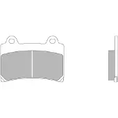 Nissin Premium A0250 2p-228ns Semi-sintrede Bremseklodser