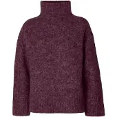 Selected Pullover burgunder