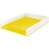Leitz WOW Dual Colour - Brevbakke - for ANSI A (Letter) (216 x 279 mm), A4 (210 x 297 mm), C4 (229 x 324 mm), Folio (216 x 330 mm) - gul