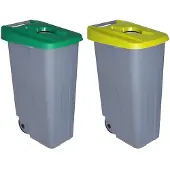 Denox Pack Open Genbrugsbeholder 110l 2 Enheder