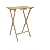 Wellhome Rektangulært Sidebord Med Oliefinish 48x35x64 Cm