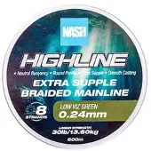 Nash Highline Floating 600 M Flettet Fiskesnøre