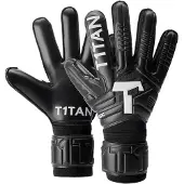 T1tan Classic 1.0 Black-out Målmandshandsker Med Fingerbeskyttelse