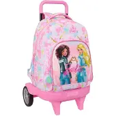 Safta Compact Evolutive Barbie Painterly Rygsæk Med Hjul