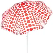 Aktive 62425 Red Dots Uv50 Protection 200 Cm Strandparasol